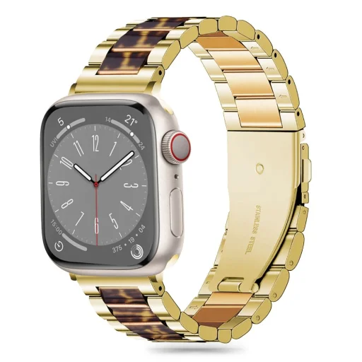 Tech-protect Modern Apple Watch 4 / 5 / 6 / 7 / 8 / 9 / 10 / 11 / Se (38 / 40 / 41 Mm) Leopárd - 1