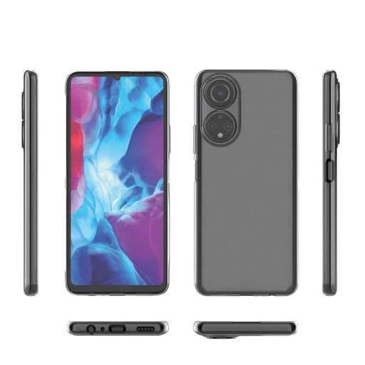 Ultra Clear 0.5mm tok Honor X7 / Honor Play 30 Plus-hoz vékony átlátszó tok - 3