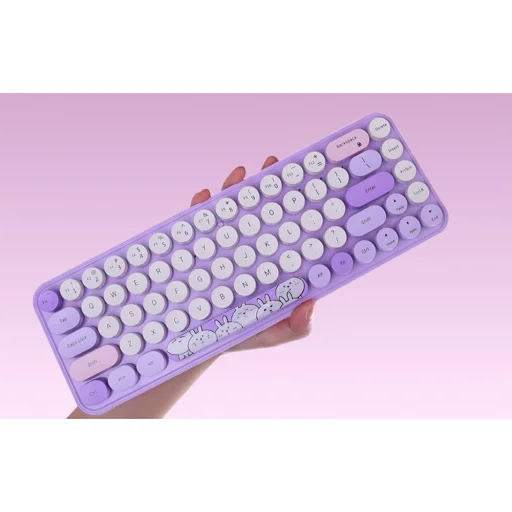 MOFII Vezeték nélküli Billentyűzet+Egér iBean Pro New 2.4G (Lila) - 5