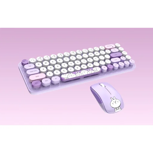 MOFII Vezeték nélküli Billentyűzet+Egér iBean Pro New 2.4G (Lila) - 6