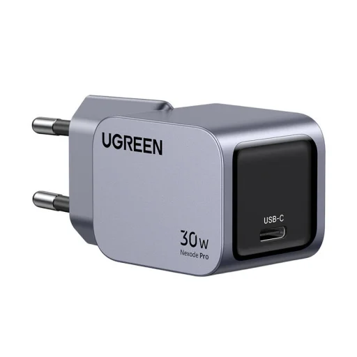 Ugreen Nexode Pro 30W hálózati USB-C töltő (szürke) - 3