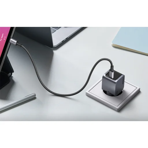Ugreen Nexode Pro 30W hálózati USB-C töltő (szürke) - 7