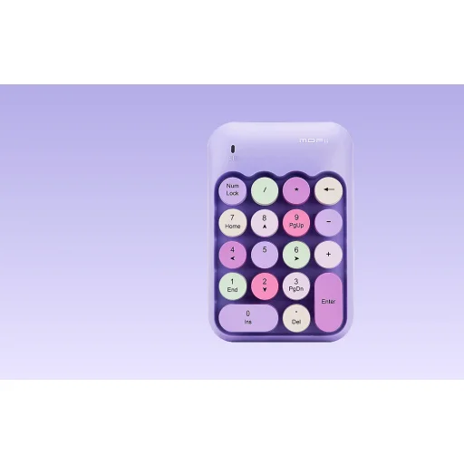 MOFII Vezeték nélküli Numerikus Billentyűzet X910 (Lila) - 4