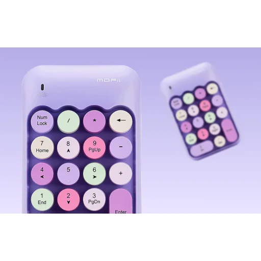 MOFII Vezeték nélküli Numerikus Billentyűzet X910 (Lila) - 6