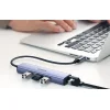 UGREEN CM475 USB-C 3x USB 3.0 adapter, RJ45, USB-C PD (szürke) thumbnail