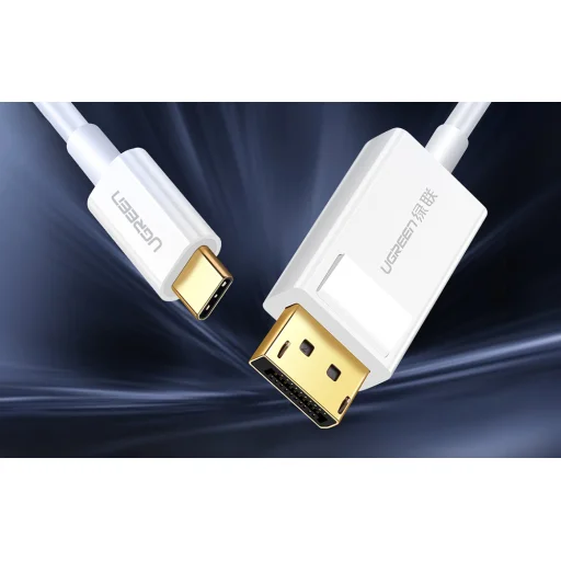 UGREEN Display Port - USB-C kábel, 1,5m (fehér) - 6