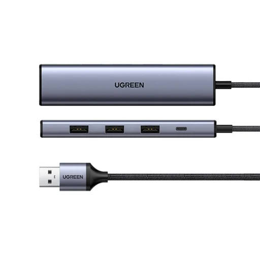 UGREEN 5 az 1-ben adapter, USB 4x USB 3.0 (szürke) - 2