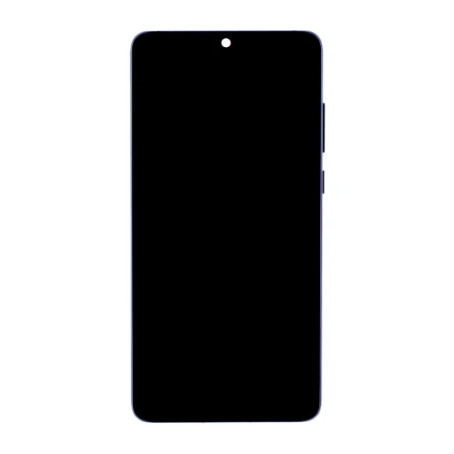 LCD kijelző + érintőpanel + előlapi burkolat Huawei P30 Fekete - 1