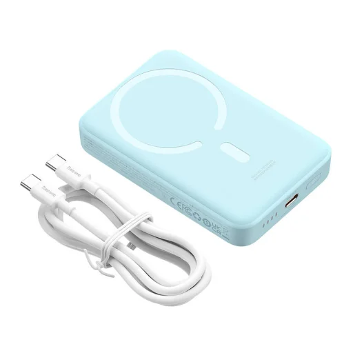 Baseus Mini Powerbank, 10000mAh, USB-C 30W (kék) - 5