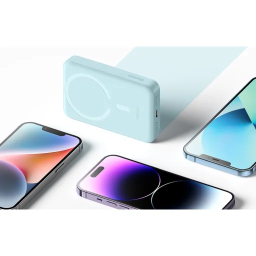 Baseus Mini Powerbank, 10000mAh, USB-C 30W (kék) - 9