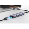 UGREEN 6 az 1-ben multifunkciós adapter USB-C - 3x USB A 3.0, HDMI, RJ45, PD thumbnail