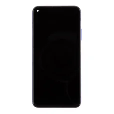 LCD kijelző + érintőegység + előlapi keret Huawei Nova 5T Kék