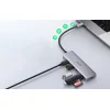 UGREEN 4 az 1-ben hub adapter USB-C - 4x USB 3.0 + USB-C (szürke) thumbnail