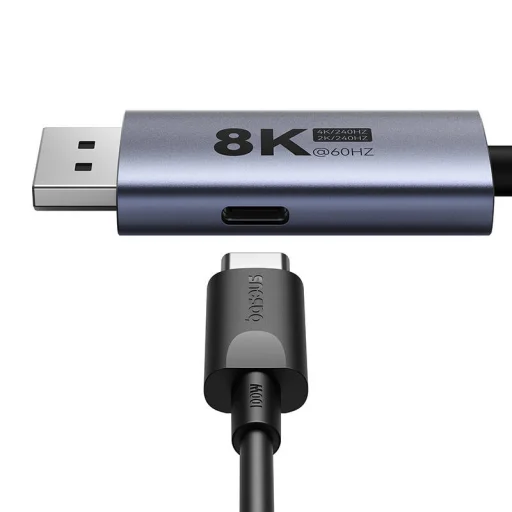 Adapter USB-C - DP Baseus 8K 1,5m (fekete) - 3