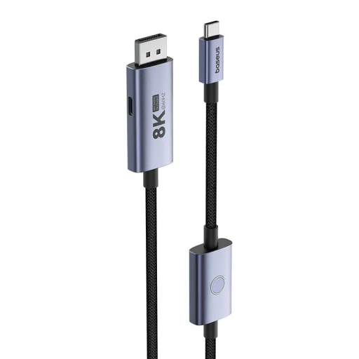 Adapter USB-C - DP Baseus 8K 1,5m (fekete) - 1