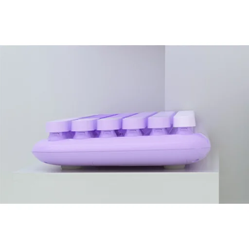 MOFII Candy New 2.4G Vezeték nélküli Billentyűzet + Egér Szett (Lila) - 3