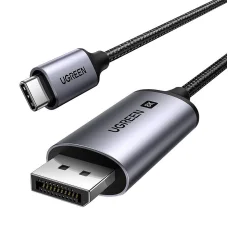 UGREEN CM556 USB-C to DisplayPort 8K 1m (fekete) kábel