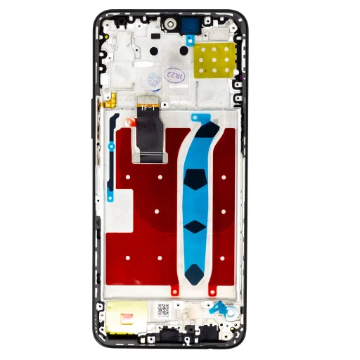 LCD kijelző + érintőegység + előlapi borítás Honor X8 Midnight Black - 2