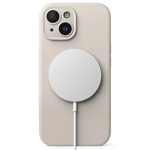 Ringke Silicone Magnetic Magsafe Iphone 15 Stone Tok - 3