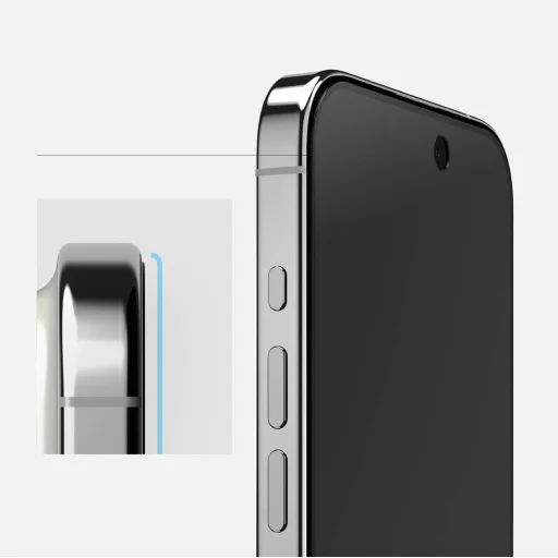 Ringke Tempered Glass iPhone 15 Pro Max Privacy üvegfólia - 11