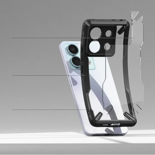 RINGKE FUSION X XIAOMI REDMI NOTE 13 PRO 5G / POCO X6 5G BLACK tok - 3