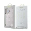  iPhone 16 pink Original Guess Saffiano Peony Classic Logo MagSafe tok GUHMP16SPSAPSMEP thumbnail