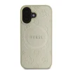  iPhone 16 Arany Original Case GUESS merev tok Saffiano Peony Classic Logo MagSafe GUHMP16SPSAPSMED thumbnail