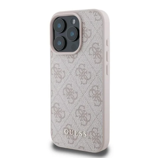  iPhone 16 Pro rózsaszín GUESS Original Case hardcase 4G Classic GUHCP16LG4GFPI tok - 2