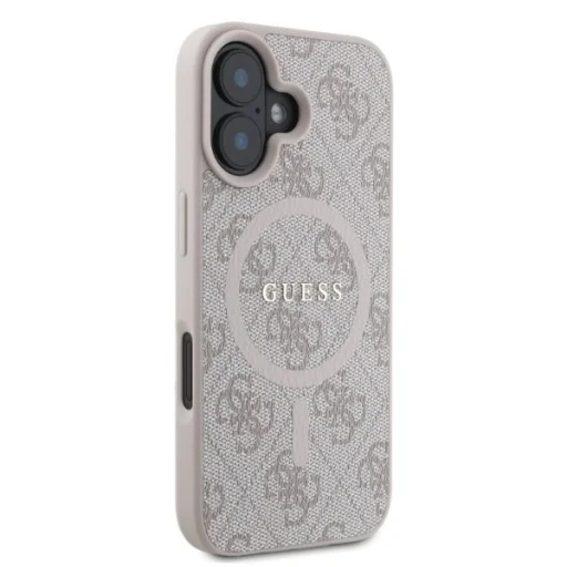  iPhone 16 Rózsaszín Guess Original tok GUHMP16SG4GFRP 4G Ring Classic Logo MagSafe - 2
