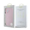  iPhone 16 Plus pink Original Case GUESS hardcase Grained Gold Ring MagSafe GUHMP16MPGHSMMP tok thumbnail