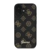  iPhone 16 fekete Original Case GUESS keménytok Peony Script MagSafe GUHMP16SPGPYSK tok - 3