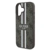  iPhone 16 Plus barna Original Guess 4G Nyomott Csíkos MagSafe GUHMP16MP4RPSW tok - 6