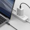 Joyroom Prism Series A16 USB-C / USB-C 100W 1.2m Kábel LED Kijelzővel - Fekete thumbnail