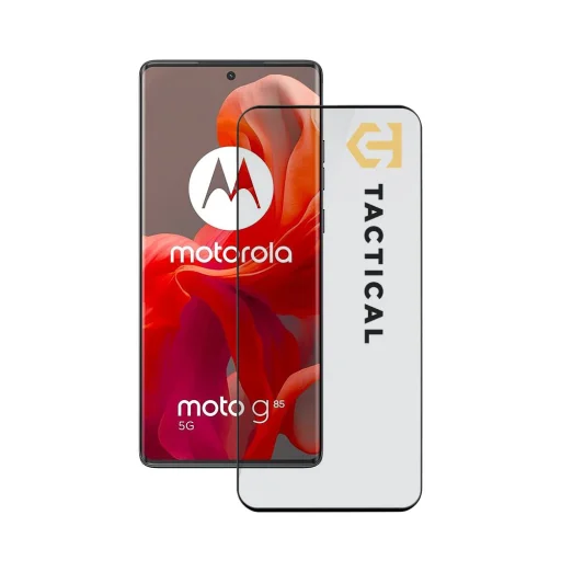Tactical 5D Üvegfólia Motorola Moto G85 5G Fekete - 1