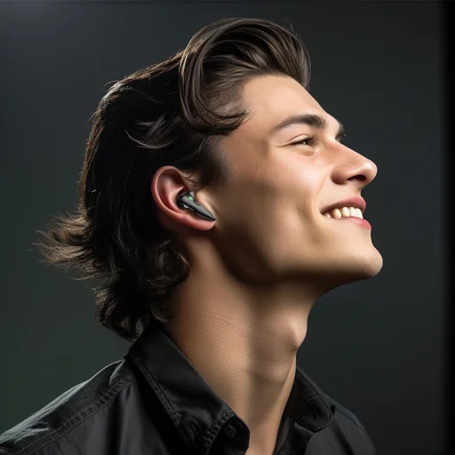 Borofone TWS Bluetooth Fülhallgató BW57 Mecha fekete - 5