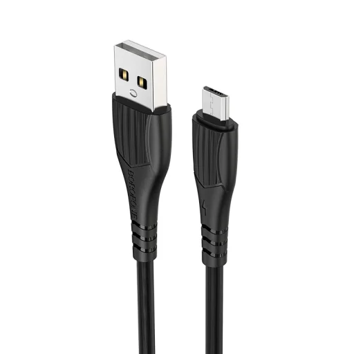 Borofone BX37 Wieldy kábel - USB - Micro USB - 1 méter fekete - 2