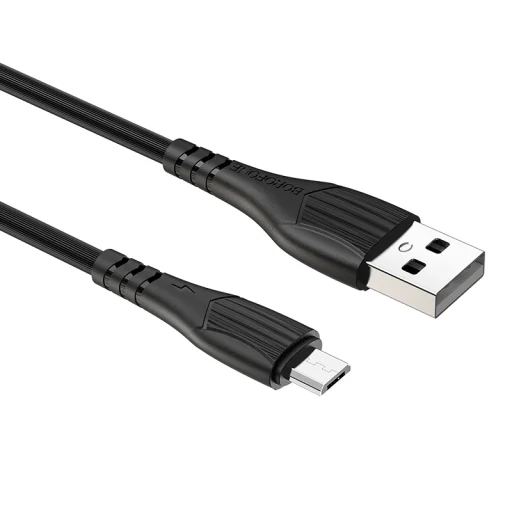 Borofone BX37 Wieldy kábel - USB - Micro USB - 1 méter fekete - 3
