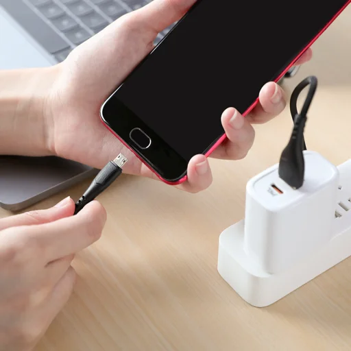 Borofone BX37 Wieldy kábel - USB - Micro USB - 1 méter fekete - 6