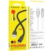 Borofone Cable BX81 Goodway - USB to Micro USB - 2,4A 1 méter fekete - 5