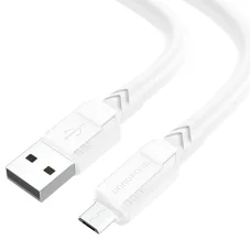 Borofone Cable BX81 Goodway - USB to Micro USB - 2,4A 1 méter fehér