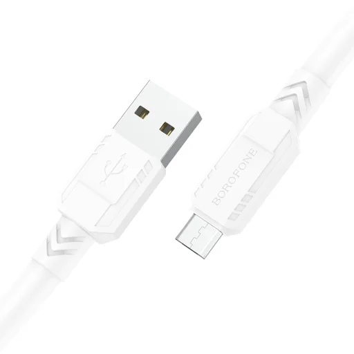 Borofone Cable BX81 Goodway - USB to Micro USB - 2,4A 1 méter fehér - 2