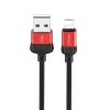 Borofone Cable BX28 Dignity - USB - Lightning - 2,4A 1 méter piros thumbnail