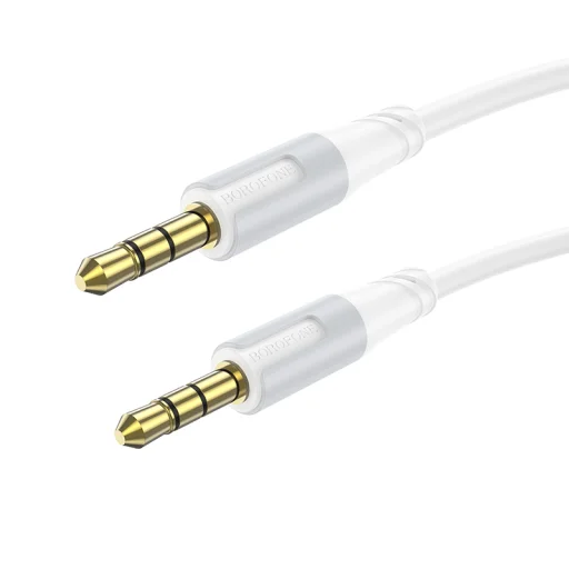 Borofone Cable BL19 Creator - jack 3,5 mm to jack 3,5 mm - 1 méter fehér - 1