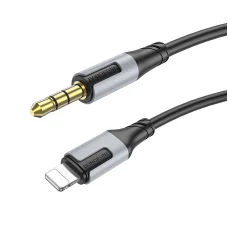Borofone Cable BL19 Creator - jack 3,5mm - Lightning - 1 méter fekete