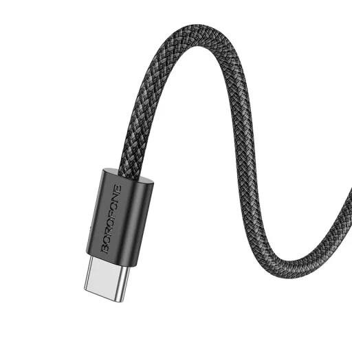 Borofone Kábel BX104 Primo - Type C to Type C - 60W 3A 1 méter fekete - 2