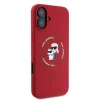  iPhone 16 Plus piros Original Pouch KARL LAGERFELD hardcase Silicone KC Heads Ring MagSafe KLHMP16MSCMKCRHR tok thumbnail