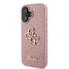  iPhone 16 rózsaszín GUESS Original Case hardcase Fixed Glitter Big 4G GUHCP16SHG4SGP tok - 2