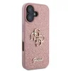  iPhone 16 rózsaszín GUESS Original Case hardcase Fixed Glitter Big 4G GUHCP16SHG4SGP tok - 4