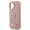  iPhone 16 rózsaszín GUESS Original Case hardcase Fixed Glitter Big 4G GUHCP16SHG4SGP tok - 6