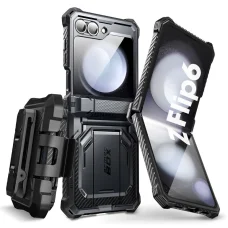  Galaxy Z Flip 6 Fekete Supcase Iblsn Armorbox tok